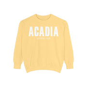 Acadia National Park Sweatshirt, Cadillac Mountain Detail, Unisex Sweatshirt, Nature Lover Gift, Outdoor Enthusiast Top, Mountain Graphic