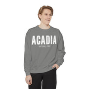 Acadia National Park Sweatshirt, Cadillac Mountain Detail, Unisex Sweatshirt, Nature Lover Gift, Outdoor Enthusiast Top, Mountain Graphic