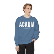 Acadia National Park Sweatshirt, Cadillac Mountain Detail, Unisex Sweatshirt, Nature Lover Gift, Outdoor Enthusiast Top, Mountain Graphic