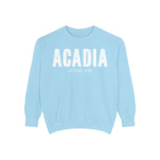 Acadia National Park Sweatshirt, Cadillac Mountain Detail, Unisex Sweatshirt, Nature Lover Gift, Outdoor Enthusiast Top, Mountain Graphic
