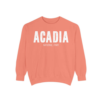 Acadia National Park Sweatshirt, Cadillac Mountain Detail, Unisex Sweatshirt, Nature Lover Gift, Outdoor Enthusiast Top, Mountain Graphic