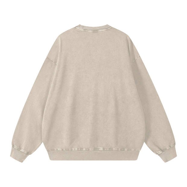 Snow Washed Oversized Sweatshirt