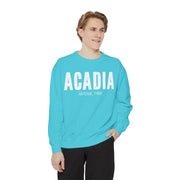 Acadia National Park Sweatshirt, Cadillac Mountain Detail, Unisex Sweatshirt, Nature Lover Gift, Outdoor Enthusiast Top, Mountain Graphic