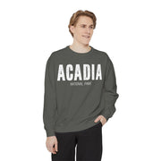 Acadia National Park Sweatshirt, Cadillac Mountain Detail, Unisex Sweatshirt, Nature Lover Gift, Outdoor Enthusiast Top, Mountain Graphic