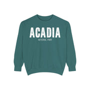 Acadia National Park Sweatshirt, Cadillac Mountain Detail, Unisex Sweatshirt, Nature Lover Gift, Outdoor Enthusiast Top, Mountain Graphic